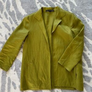 Linda Allard Ellen Tracy Linen Jacket